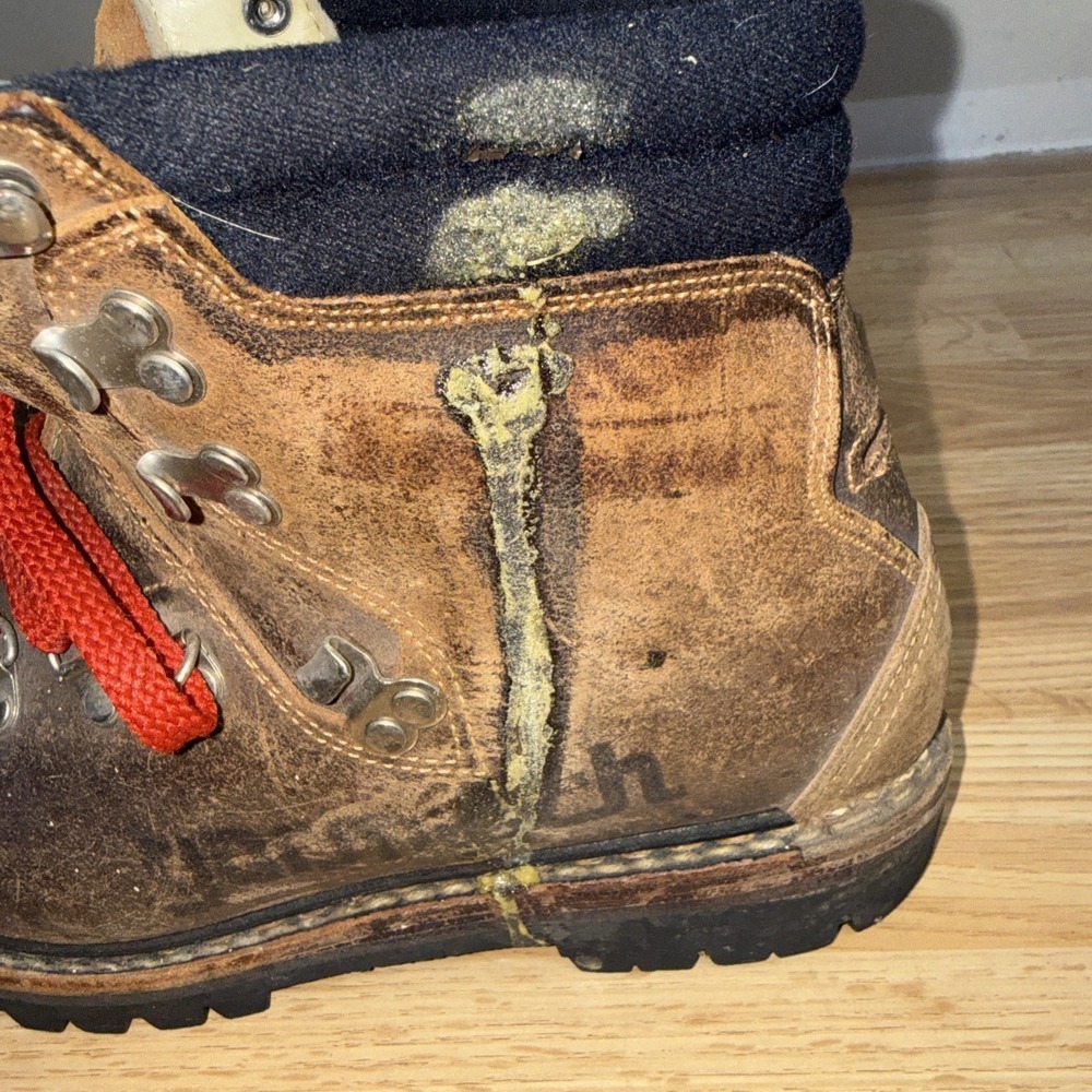 Vintage - Garmisch‎ - Hiking Boots Vibram Soles - Made In Germany - Mens Size 9 - Picture 4 of 7